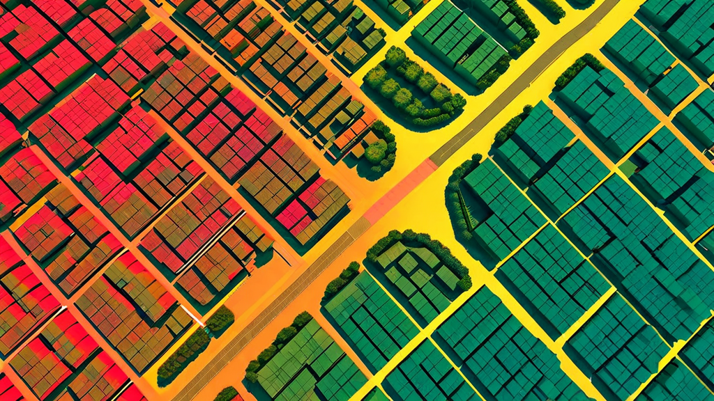 Real estate market heatmap visualization